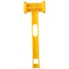 Yellow Camping Hammer, Portable Double-Faced Plastic Tent Stake Peg Mallet