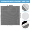 letsinstyle 12 Mesh White Needlepoint Canvas, 18.8 x 59 Inch