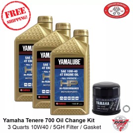 Yamaha OEM 2021-2025 Yamaha Tenere 700 XTZ 690 Full Synthetic Oil Change Kit