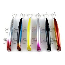 Orurdo qb100190a01n0 Fishing Tackle 4.7 inches (12 cm), 0.6 oz (16 g), Lipless Minnow B, 6 Colors, Set A