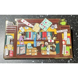 Rudy Bookcase Pin /3000 Alpha Investments 6.9 Year Anniversary Set 2022 Rare Lot