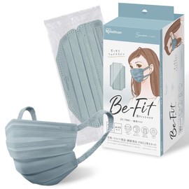 Iris Ohyama PK-B30MXF Mask Non-woven Pleated Mask, 30 Pieces, Regular Size, JIS Standard Compliant, Small Face, Beautiful Fit, Summer Color, Refreshing, Cool, Blood Color, Teak, Color Mask,