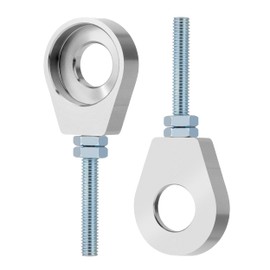 Tunejoy Kettenspanner 15 mm Motorrad Kettenspanner Reregulator für 50cc-125 cc ATV Scooter Pit Dirtbike Pocket Bike Quad Moped Go Kart Silber