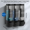 MEKOTRIN Soap Dispenser, Shampoo and Conditioner Dispenser, Shower Soap Dispenser