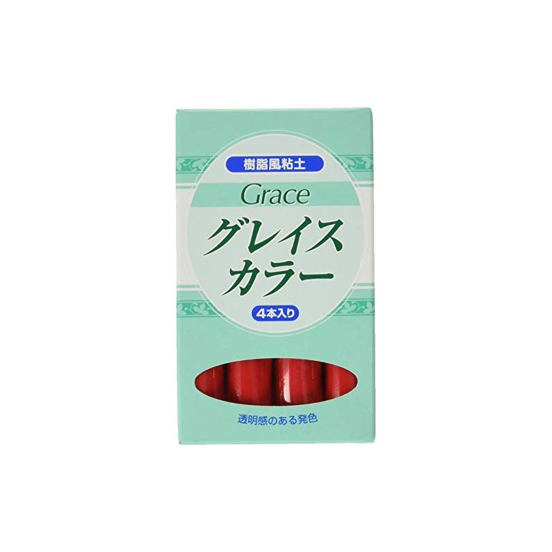 Nissin Associates Co., Ltd. Resin Style Clay, Grace Color, Red,