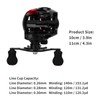7.2:1 High Speed Baitcasting Reel Strong Braking Force Durable Magnetic