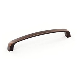 Richelieu Hardware BP820128BORB Woburn Collection 5 1/16-inch (128 mm) Center-to-Center Brushed Oil-Rubbed Bronze Modern Cabinet and Drawer Pull Handle for Kitchen, Bathroom, and Furniture