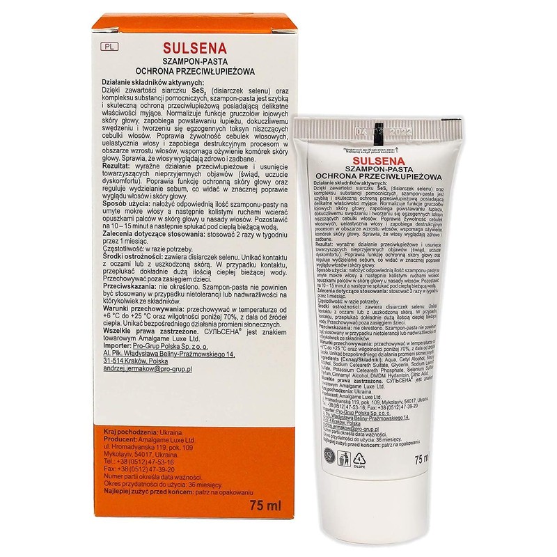 Sulsena - Anti-dandruff Pasta Shampoo 2 in 1 Medical Women