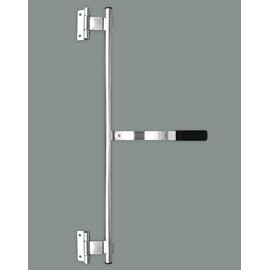 QWORK Cargo Trailer Cambar Cam Bar Lock, 2 Pack 36" Trailer Door Latch Cam Bar, Zinc Plated, for Folding Ramp Door, RV Hauler Fold Down Door, Cargo Trailer Door