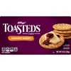 Toasteds Crackers, Party Snacks, Lunch Snacks, Harvest Wheat, 8oz Box