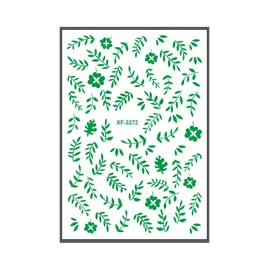 Daisy Flower Wintersweet Lavender Bluebell Iris Butterfly Sunflower Nail Sticker Xf3272 Nail Wraps Stickers Manicure Supplies for Women Nails Full Long Lasting Easy Apply and Remove