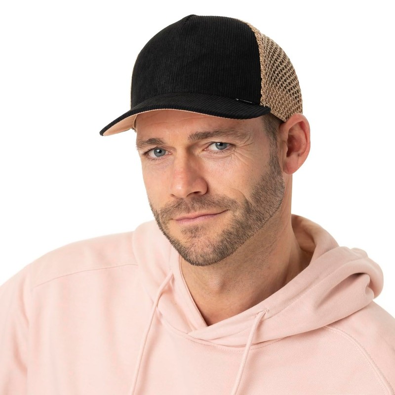 Djinns - Casual Cord'n Mesh Trucker Cap Mesh Cap Hat