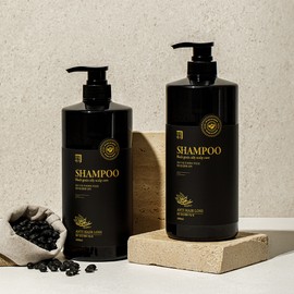 살림백서 흑곡 지성 두피케어 약산성 탈모증상완화 샴푸, 1L, 1개 Sallim Baeksuh Heukgok Jiseong Scalp Care Mildly Acidic Hair Loss Treatment Shampoo, 1L, 1 Piece