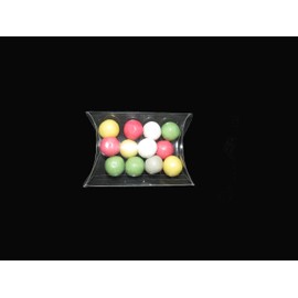 Manchester Royalty X12 MINI CLEAR TRANSPARENT PILLOW BOXES - SWEET BOXES WEDDING FAVOURS CHRISTMAS