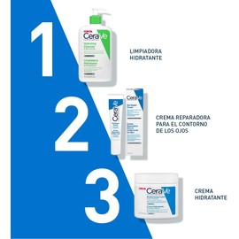CeraVe Crema Hidratante Diaria de Rostro y Cuerpo para Piel Seca 454gr
