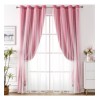 Quioo Store Cortinas Blackout Con Estrellas De 132x240 Cm P/niños