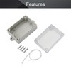 Fielect Junction Box ABS Plastic Dustproof Waterproof IP67 Universal Electrical