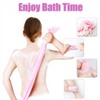 3Pcs African Net Long Bath Net Sponge, Bathing Body Exfoliating