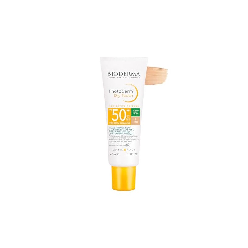 Bioderma, Protector Solar en Gel, Photoderm Dry Touch Tono Claro,