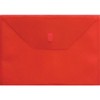 Lion Design-R-Line Poly Envelope, 9-3/8 x 13 Inches, Transparent Red,