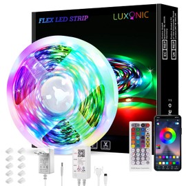 YUZGCZ 10M LED Strip Lights,32.8FT RGB Dreamcolor Chasing Color LED Light Strips with Remote Control,Music Sync 5050 RGB Color Changing Led Lights for Bedroom,Party,Home,Kitchen,Decoration16.4FT