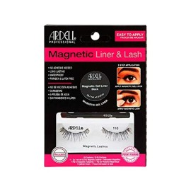 Ardell Magnetic Gel EyeLiner & False Lashes, 110, 1 set