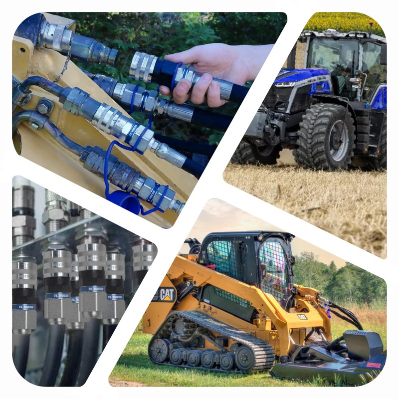 1/2" Body 1/2" NPT AG Thread | Agricultural Couplers Hydraulic