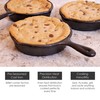 Heavy Duty Pre Seasoned Mini Cast Iron Skillet Set of