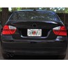 Sign Destination Metal License Plate Frame Happiness is Being A