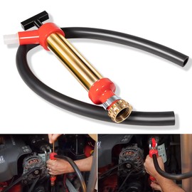 E-cowlboy 34060-0130 Premium Brass Marine Engine Oil Pump, 10.25" Length, 1.25" Diameter, Fast 1 Gallon/Minute Drainage, Compatible with OMC/Mercruiser