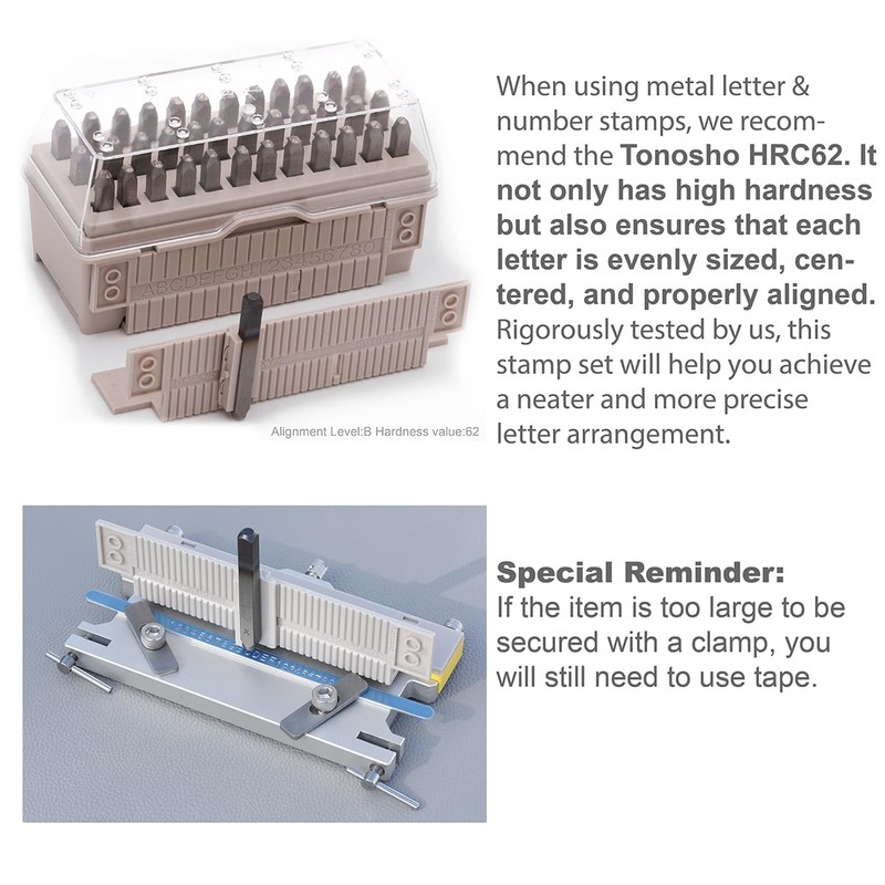 Flat Anvil Block for Metal Letter & Number Stamps