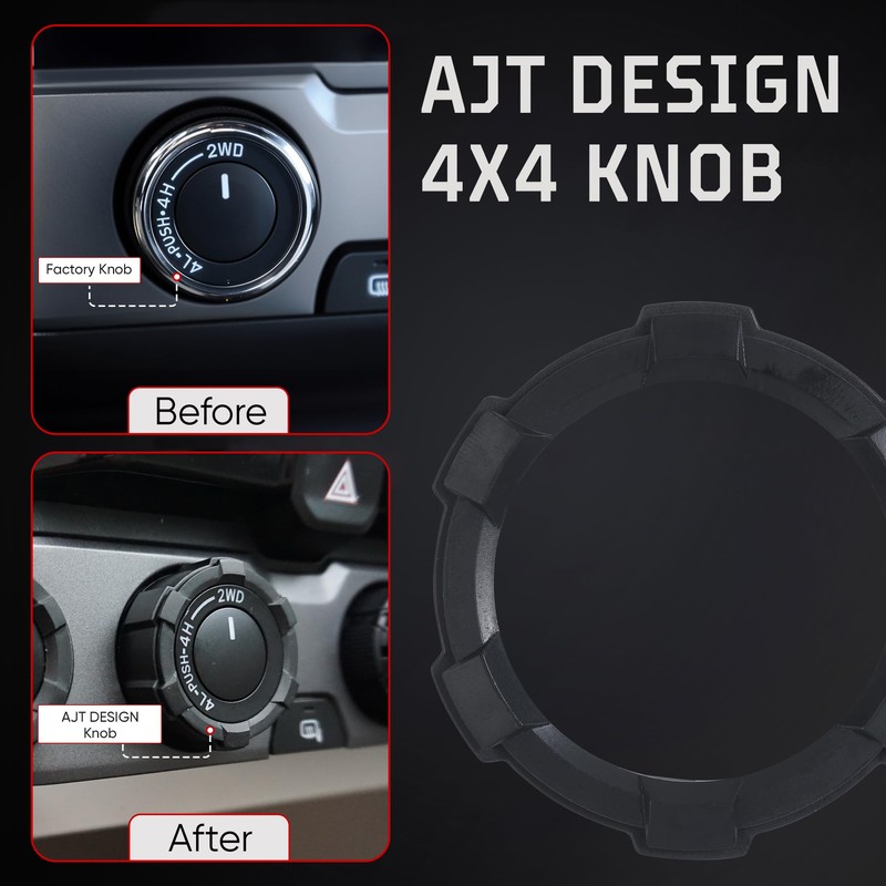 AJT DESIGN 4x4 Knob for 2016-2023 Tacoma / 2014-2021 Tundra