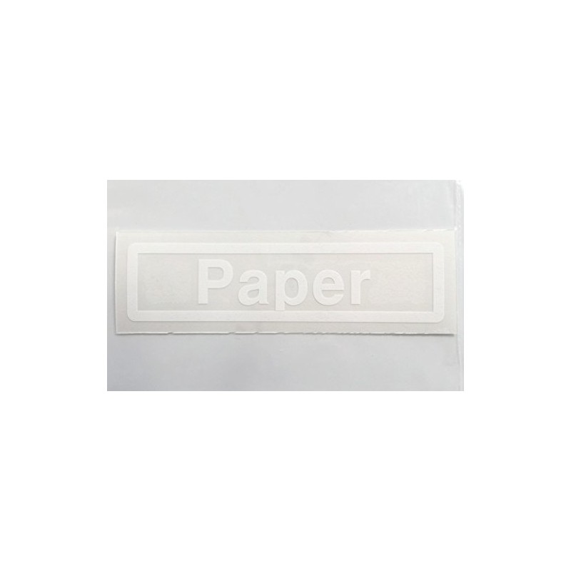 nc-smile Trash Can Sorting Sticker English Letters Square Gothic Paper