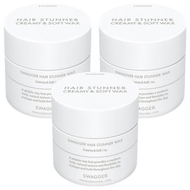 Swagger Hair Stunner Wax Creamy & Soft, 50g, 3 pieces / 스웨거 헤어 스터너 왁스 크리미 앤 소프트, 50g, 3개