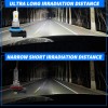 AUIMSOCO H11 H9 LED Headlight Bulbs Kit High Low Beam