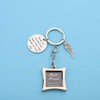 POTIY Sympathy Gift Memorial Keychain with Photo Frame Those We