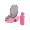 Polar Gear Hearts Lunch Bag Bottle Combo, Polyester, Pink
