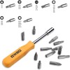 DEKOPRO 65 Pieces Tool Set General Household Hand Tool Kit