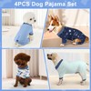 Bienbee Dog Pajamas, 4 Pack Cute Soft Dog Puppy Clothes
