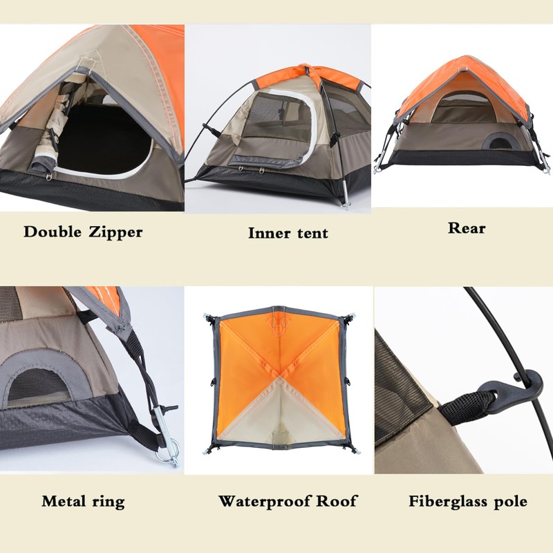 Generic Mini Tent,Model Tent Decoration，Tiny Tent for Home and Garden