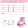 YYW Roller Skates for Girls and Women, Cute White PU