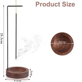 Pack of 2 Incense Sticks, 3-in-1 Incense Holder Incense Holder 9 Hole Holder Incense Sticks with Holder Incense Stick Holder for Incense Sticks
