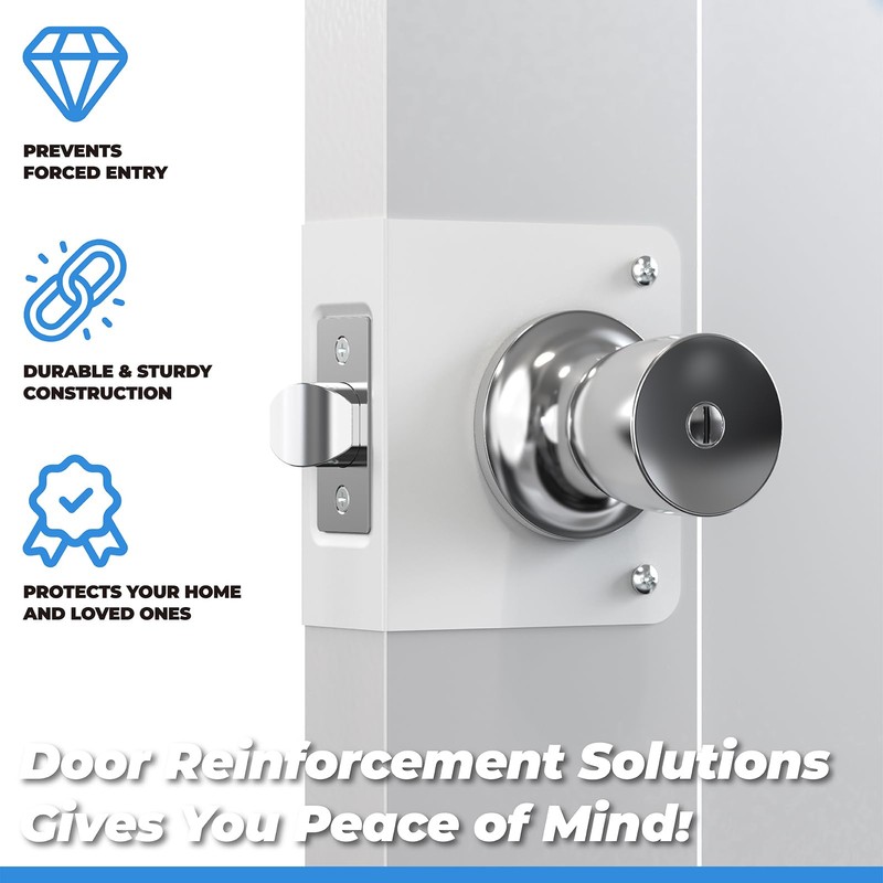 White U 9553 Stainless Steel Lock and Door Reinforcement Plate