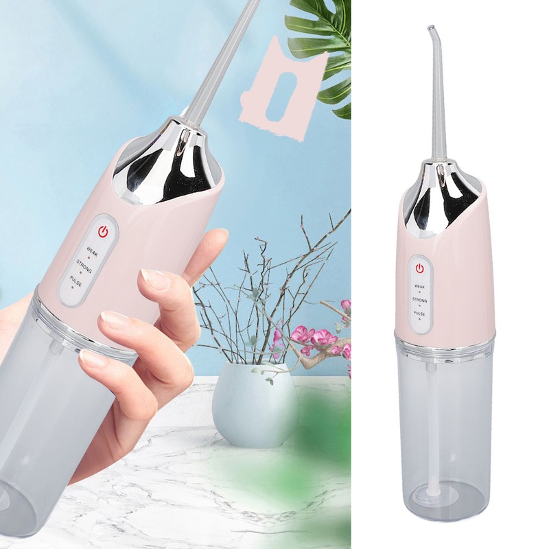 Electric Oral Irrigator 3 Modes 4 Nozzles 360 Degree Rotating