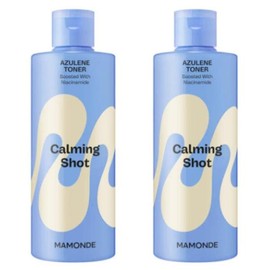 Mamonde 마몽드 카밍 샷 아줄렌 수분 토너 추천 300mlX2 Mamonde Calming Shot Azulene Hydrating Toner 300ml x 2