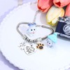 Hcvone Initial Dog Bracelets Paw Bracelet Just A Girl Who