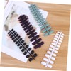 Beavorty 96pcs Frosted Matte Short Square Fake Nails Fleshy for