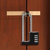 Combination Padlock, Adjustable Long Padlock 4 Digit Password Heavy Duty