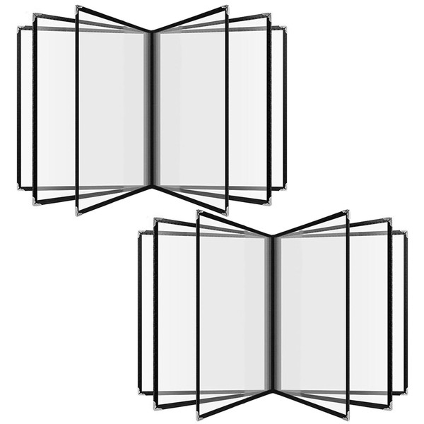 FVIEXE 2PCS 8.5 x 11 Inch Menu Covers 6 Page