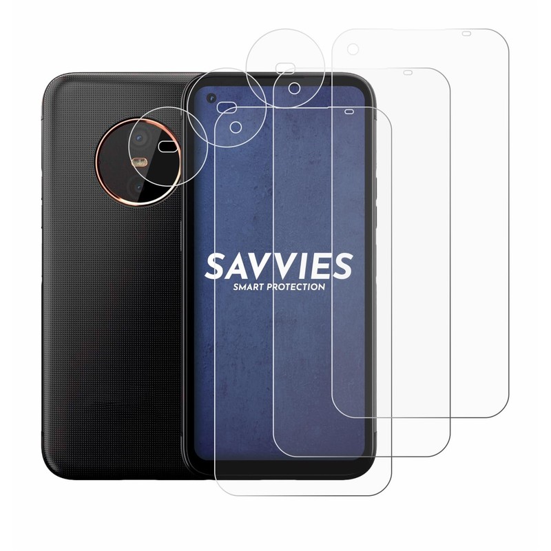 Savvies Screen Protectors for Gigaset GX6 Pro (Display + Camera)